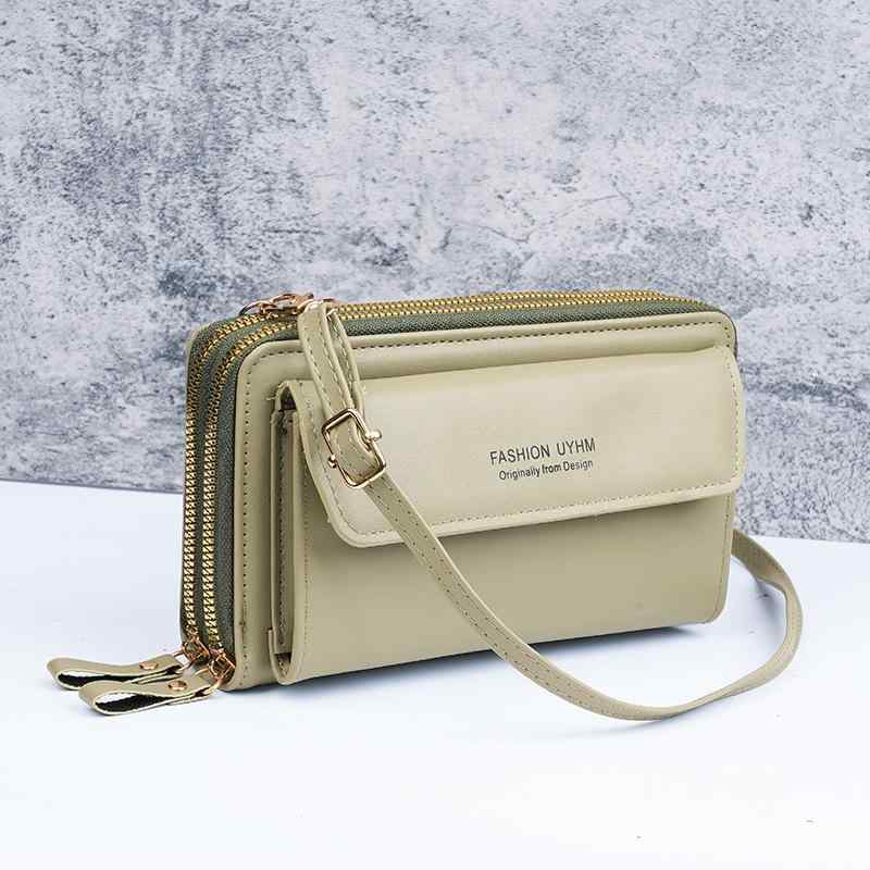 バッグ レディース ショルダーバッグ 斜めがけ かわいい 韓国 ファッション 大容量 ダブルファスナー ..