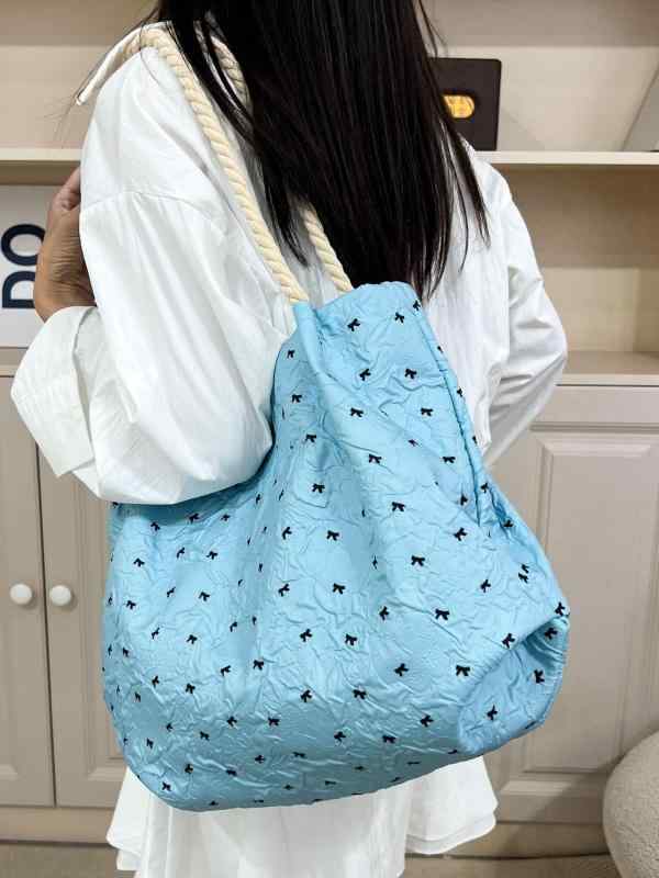 トートバッグ レディース 春夏 キャンバス 撞色 個性的 バケツ型 肩掛け 手提げ カジュアル ストリート