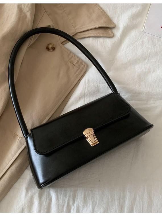 バッグ レディース ショルダーバッグ バゲットバッグ ハンドバッグ 斜めがけ 小さめ PU レザー 車縫い ..