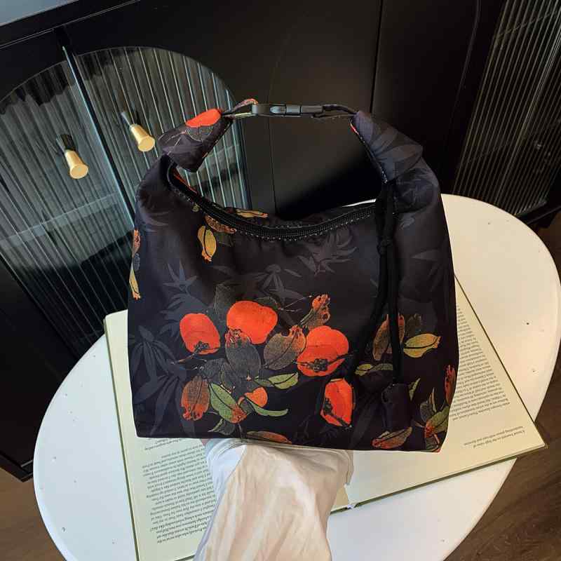 バッグ レディース ショルダーバッグ 大容量 竹柄プリント ナイロン 餃子型 鞄 カバン 旅行 お出かけ ..