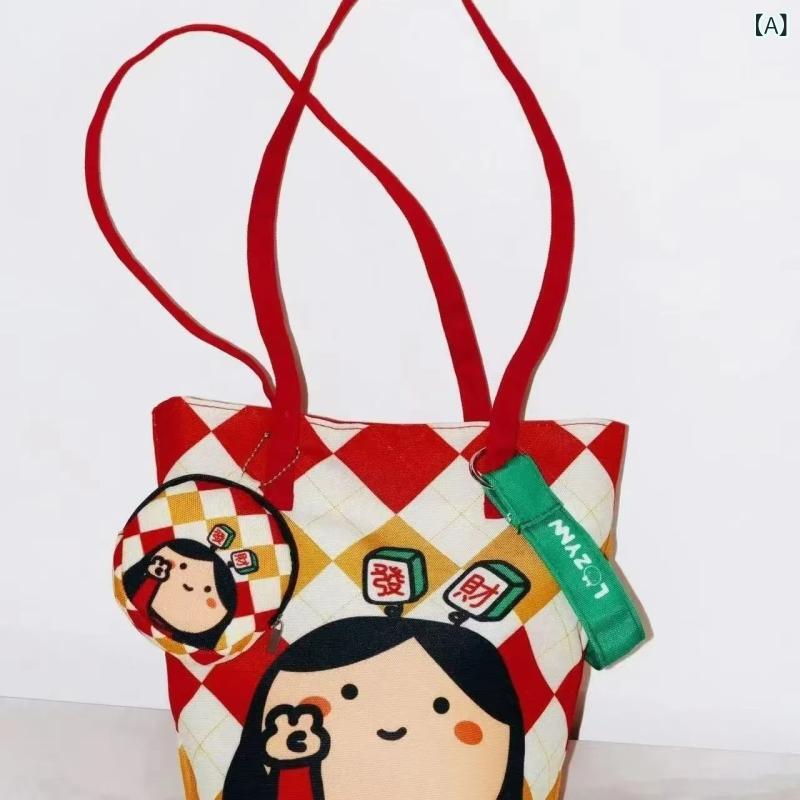 トートバッグ レディース かわいい バケツ型 大容量 帆布 キャンバス ショルダーバッグ 斜め掛け 肩掛..