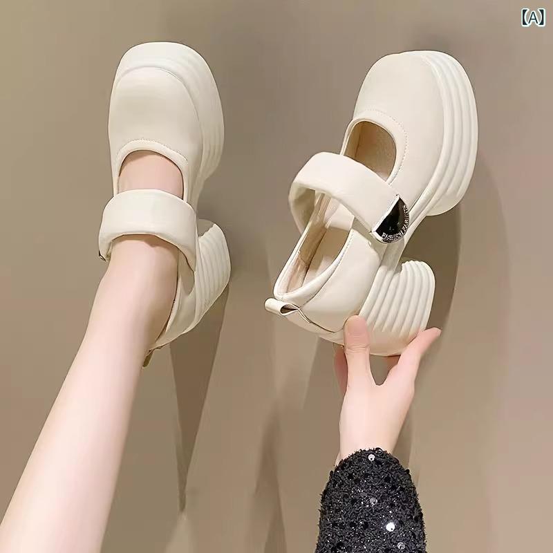 高跟靴 レディース マリージェーン 厚底 ウェディングシューズ ブライダルシューズ プラットフォーム ..