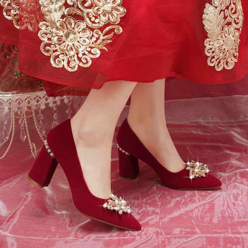 パンプス レディース ウェディング ブライダル シューズ 結婚式 靴 太めヒール ローヒール 妊婦 敬老の..