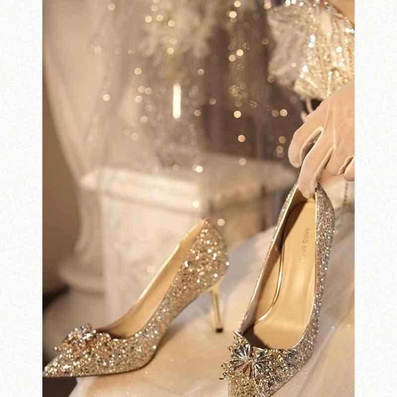 パンプス レディース シルバー バタフライ ジルコニア ハイヒール ピンヒール 9cm 7cm 5cm 3cm 厚底 魚..