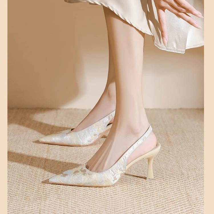 高跟パンプス レディース 婦人靴 ポインテッドトゥ ピンヒール チャイナドレス 結婚式 パーティー エレ..