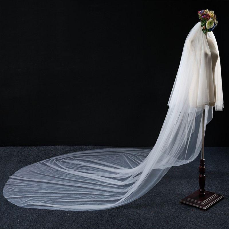 ウェディング ベール レディース ブライダル レース 刺繍 コーム付き ショール チュール 結婚式 教会 ..