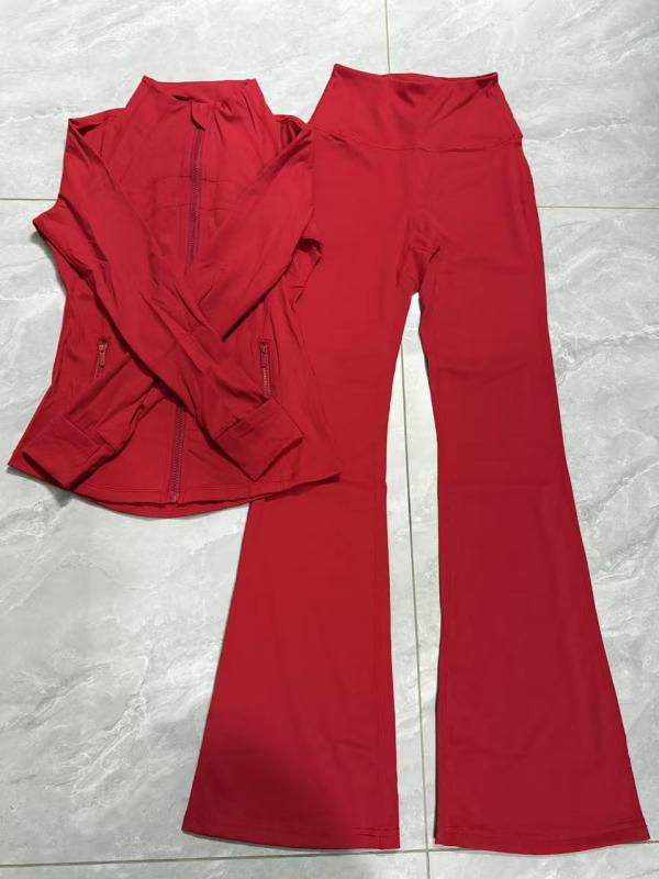 ジャケット レディース スポーツウェア 上下セット 高腰パンツ スタイルアップ 細見え カ宴紅 ジャージ 運動着 トレーニング ジム