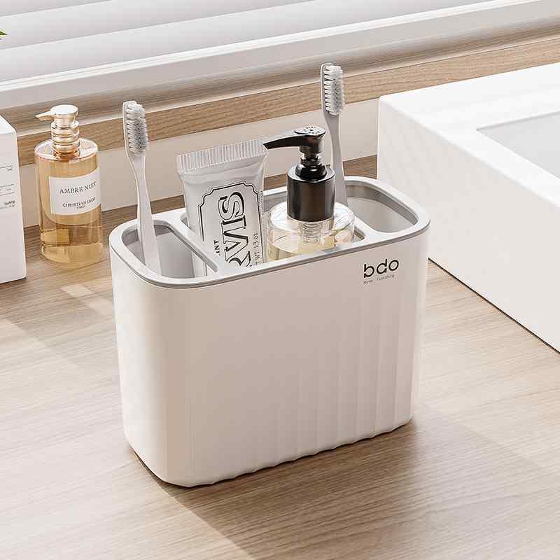 歯ブラシスタンド セット 壁掛け 収納 歯磨き粉 コップ 歯ブラシホルダー 歯ブラシ立て 洗面所 浴室 プラスチック 白