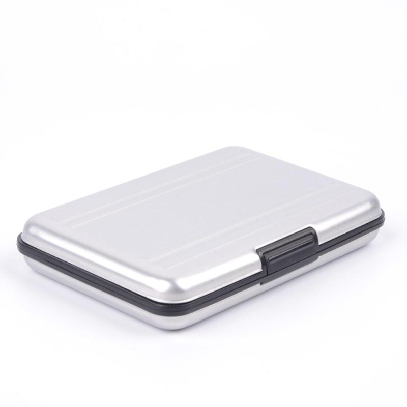 Other - SDカード ケース 収納 16枚(SD*8枚＋microSD*8枚) タイプ SDカード 大容量 ブラック アルミ 両面収納 収納ボックス 防水 防塵 耐衝撃 (シルバー)