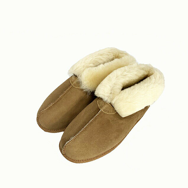 100%オーストラリアンメイドムートンスリッパブーツタイプチェストナットMandicShoes社製/S~LLサイズ