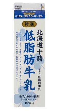 よつ葉低脂肪牛乳　1リットル×6本