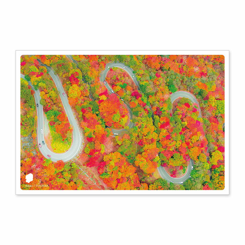 【11/25★RカードでP10倍】日本の絶景ポストカード 〜秋〜 日光いろは坂/栃木県