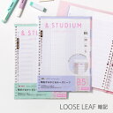 【10%OFFセール】&studium ルーズリーフ 暗記フォーマット ＜B5＞ スタディプランナー STUDY PLANNER (gabl-03-04) 入学準備