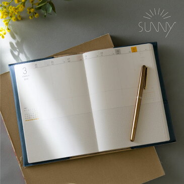 SUNNY 2019年 ウィークリー 1月始まり ビジネス手帳 B6 バーチカル スケジュール帳 スケジュールブック 日記 カレンダー ダイアリー シンプル おしゃれ (ls)