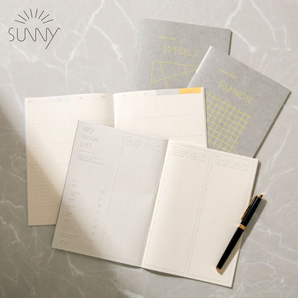 CONTENTS REFILL コンテンツリフィル SUNNY NOTE おうち時間 仕事 手帳 ビジネスノート サニーノート sunnynote_all sunny_all lsnc