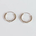 シルバーフープピアス 62-TRH97×1ペア【送料無料】【シルバー925】【シンプル】【ピアス】【小ぶり】【フープピアス】【平打ち】【krabi】【クラビ】
