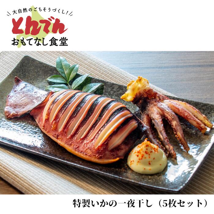 【送料無料】特製いかの一夜干し（5枚入り）