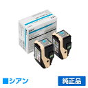 【優良ショップ受賞歴多数】NEC PR-L9010C-13Wトナーカートリッジ シアン/青2本セット 純正 PR-L9010C-13W、Color MultiWriter 9010C、Color MultiWriter 9010C2、PR-L9010C、PR-L9010C2 用トナー