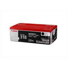 トナーカートリッジ 318 BK (ブラック)VP 純正(2本パック) トナーカートリッジ 318 BK (ブラック)VP 純正(2本パック)