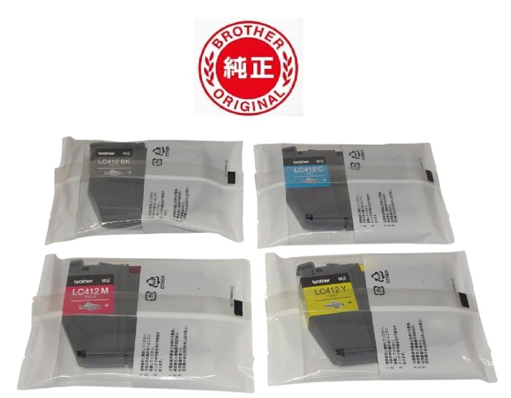   ۥ֥饶 󥯥ȥå4ѥåLC412-4PKб:MFC-J7300CDWMFC-J7100CDW¾ 