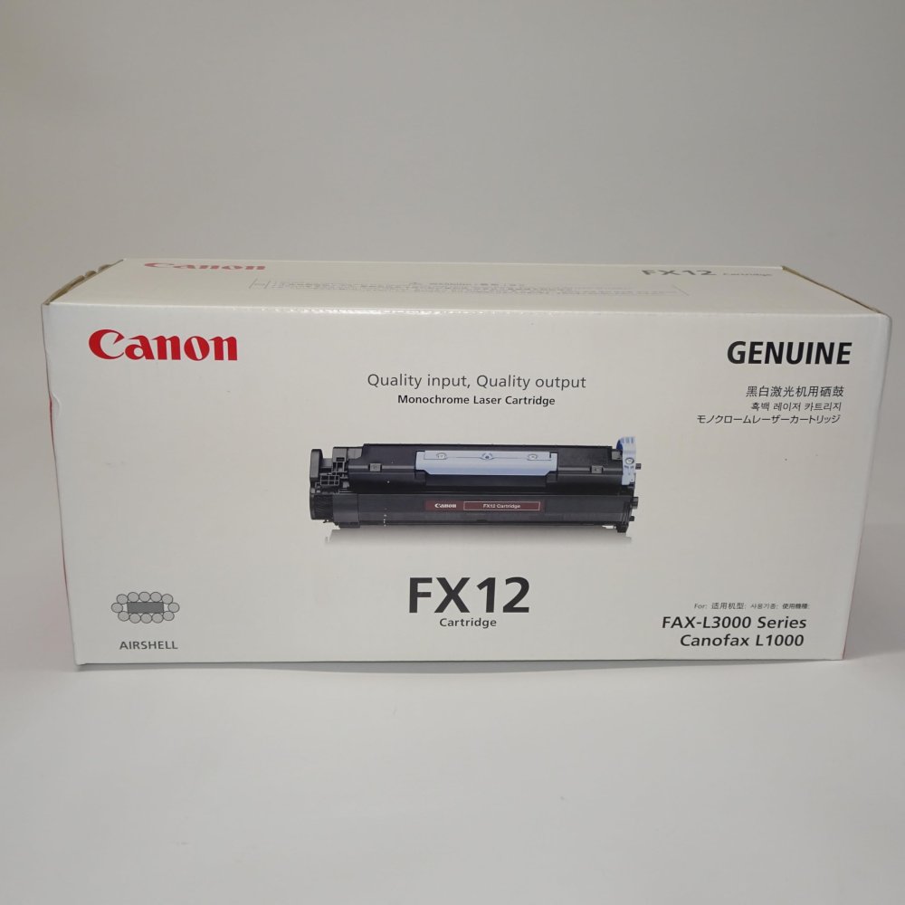 【訳あり 新品 純正】Canon ファクシミリ用トナー FX-12