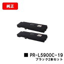 NEC トナーカートリッジ PR-L5900C-19 ブラックお買い得2本セット【純正品】【翌営業日出荷】【送料無料】【Color MultiWriter 59...