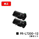 NEC トナーカートリッジ PR-L7200-12お買い得2本セット【純正品】【2〜3営業日内出荷】【送料無料】【MultiWriter 7200】【ポイント1...