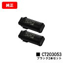ゼロックス DocuPrint CP500d用トナーカートリッジ CT203053 ブラックお買い得2本セット【純正品】【翌営業日出荷】【送料無料】【ポイント1...