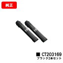 ゼロックス DocuPrint C5150d用トナーカートリッジ CT203169 ブラックお買い得2本セット【純正品】【翌営業日出荷】【送料無料】【ポイント1...