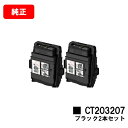 ゼロックス DocuPrint C3550d/ApeosPrint C3560S用トナーカートリッジ CT203207 ブラックお買い得2本セット【純正品】【翌...