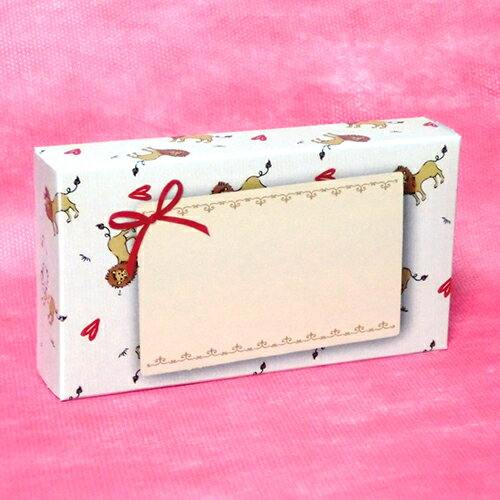 ラッピング ラッピング用品 プチギフト 【ラッピングボックス/ガーリー(ライオン)】 プチギフト ギフト プレゼント 誕生日 バレンタイン 手作り お菓子 包装...