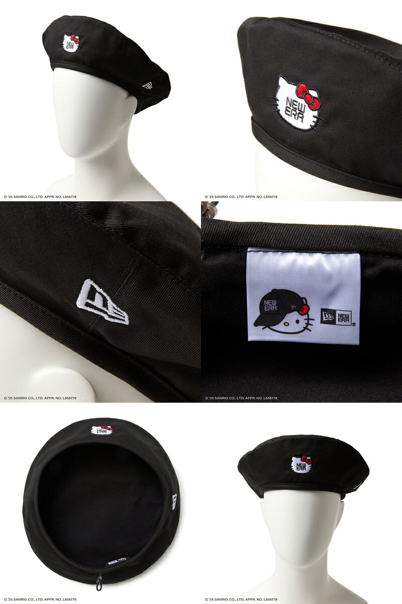 【20％OFF SALE】ニューエラ New Era NEW ERA 日本正規品 レディース ハット ベレー帽 キャップ HELLO KITTYコラボ ハローキティ キティちゃん フェイス刺繍 サイズ調節可 【送料無料】 tongolf-10000218 T-on Golf Wear サンプル画像3