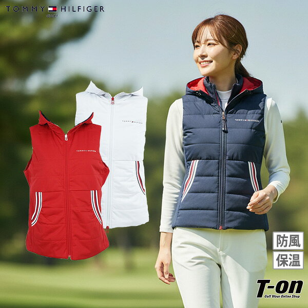 T-on ティーオン レディース商品詳細 ゴルフウェア ブランド名 トミー ヒルフィガー ゴルフ TOMMY HILFIGER GOLF 日本正規品 商品名 ベスト 中綿ベスト 防風 保温 ストレッチ フード取り外し可 トリコロールラインリブ ロゴプリント付 ゴルフウェア メーカー希望小売価格 26000円（税別） 表記サイズ M(M) L(L) LL(LL) メーカー対応サイズ M 胸囲80〜86cm L 胸囲83〜89cm LL 胸囲86〜92cm 素材 キルト部分 表側 ポリエステル100％(裏側アクリルコーティング） 中わた ポリエステル100％　 裏側 ポリエステル100％ 別布部分 表地 ポリエステル100％(裏側アクリルコーティング） 裏地 ポリエステル100％ フード・衿中わた部分 ポリエステル100％ リブ部分 ポリエステル98％ ポリウレタン2％ 機能 ストレッチ 伸縮性 防風 防寒 保温 中綿入り 暖かい素材 フード付 フード取り外し可 ダブルジップアップ カラー ホワイト(00) ネイビー(30) レッド(40) 説明 ■メーカー公式サイズ M (M) 着丈：61.5cm、肩幅：36.5cm、身幅：51cm、裾幅：53cm L (L) 着丈：63.5cm、肩幅：37.5cm、身幅：53cm、裾幅：55cm LL(LL) 着丈：65.5cm、肩幅：38.5cm、身幅：55cm、裾幅：57cm サイズにつきましては若干の誤差はご了承くださいませ。 ■商品説明 防風性とストレッチ性に優れたコーティングニットを使用した、中綿キルトベスト。 フードは取り外し可能な2way仕様で、シーンに応じた着こなしが可能です。 ポケット口には伸縮性のあるリブ素材を使用し、使い勝手も向上。 フロントには一目でTOMMY HILFIGERとわかるシグネチャーストライプをアクセントとして加えました。 ギャザーを入れたフォルムにより、女性らしいシルエットを引き立てます。 ベスト 中綿ベスト 防風 保温 ストレッチ フード取り外し可 トリコロールラインリブ ロゴプリント付 TOPS ■STRETCH 伸縮性に優れています。 ■WIND PROOF 防風性を備えております。 〈T-on〉で取り扱っておりますトミーヒルフィガーゴルフは全て、日本正規商品です。安心してご購入くださいませ。 暖かい 温かい 快適 寒さ対策 あたたかい 胸囲 110cmまでご用意 秋冬 秋 冬 備考 現在庫がない商品につきましても、お取り寄せが可能な場合もございますので、お問合せください。 ※モニターの違い、撮影時の光線の具合により、実際の商品と若干色味が違う場合がございます。 ※メーカーから提供されたサンプル撮影画像等はデザインや配色などが実際の商品と一部変更となる場合がございます。 OCBU ｛ ・メーカー希望小売価格はメーカー商品タグに基づいて掲載しています｝thla581 [t-on01] [t-on02]
