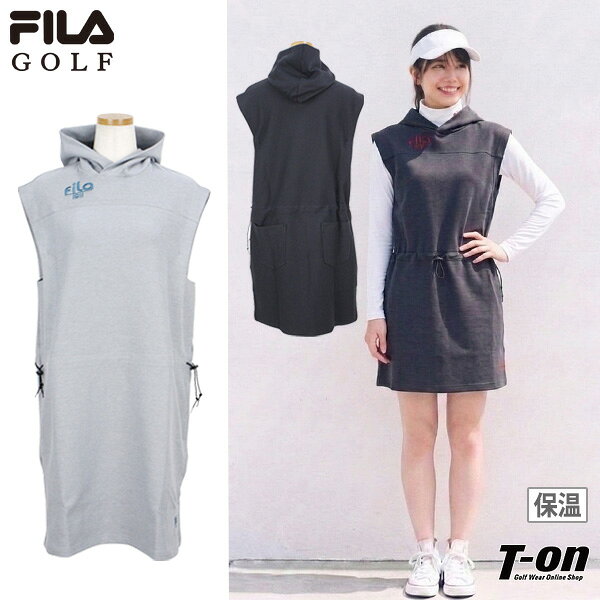 T-on ティーオン レディース商品詳細 ゴルフウェア ブランド名 フィラ フィラゴルフ FILA GOLF 商品名 ワンピース パーカーベストワンピース フード付き 保温 裏微起毛 ツイル調ストレッチジャージ素材 ウエストスピンドルデザイン ロゴ刺繍 ゴルフウェア メーカー希望小売価格 9800円（税別） 表記サイズ M(M) L(L) LL(LL) メーカー対応サイズ M 胸囲79-85cm L 胸囲84-90cm LL 胸囲89-95cm 素材 表側 ポリエステル50％ 綿45％ ポリウレタン5％ 裏側 ポリエステル95％ ポリウレタン5％ 機能 ストレッチ 伸縮性 保温 裏微起毛 防寒 暖かい素材 ウエストスピンドル付 フード付 カラー ブラック(BK) グレー(GY) 説明 ツイルのようなカジュアル感のあるストレッチジャージのワンピースフーディーベスト。 ゆったりシルエットでスイングしやすいのも◎ ワンピース パーカーベストワンピース フード付き 保温 裏微起毛 ツイル調ストレッチジャージ素材 ウエストスピンドルデザイン ロゴ刺繍 ノースリーブ フーディ フーディー TOPS ■保温 HEAT INSULATING 体温で暖められた空気をキープします。 暖かい 温かい 快適 寒さ対策 あたたかい 胸囲 95cmまでご用意 秋冬 秋 冬 備考 現在庫がない商品につきましても、お取り寄せが可能な場合もございますので、お問合せください。 ※モニターの違い、撮影時の光線の具合により、実際の商品と若干色味が違う場合がございます。 ※メーカーから提供されたサンプル撮影画像等はデザインや配色などが実際の商品と一部変更となる場合がございます。 ｛ ・メーカー希望小売価格はメーカー商品タグに基づいて掲載しています｝795-460 [t-on01] [t-on02]795460