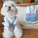 【よりどり2着で300円OFF・3着で500円OFFクーポンあり】犬服 インナー&デニムスカート&リード ハイネック デニム ハーネス 裏起毛 ボア ベスト 秋...