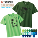 【創業祭クーポン配布中】恐竜 爬虫類 Tシャツ キッズ 男女兼用 半袖 ドライ 速乾 スポーツ ポリエステル100% さらさら 涼しい 4.4oz 全20色 100-140 ジュニア 親子 ペアルック 兄弟 ペアtシャツ 男の子 女の子 プリント カメレオン グッズ トカゲ ヘビ