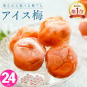 スイーツ 紀州南高梅 アイス梅 6粒×4 セット 【トノハタ