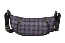 【TONYstyleオリジナルバッグ】バナナショルダーバッグ 〜レトロコインドットブラック〜撥水加工 軽量 メッセンジャーバッグ 斜め掛けバッグ 男女兼用 バナナ型(4)