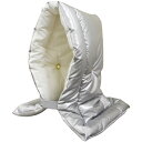 日本製 防災頭巾 アルミ【Mサイズ】ゴムグレータイプ (財)日本防災協会認定品軽量 防炎 防災クッション 難燃素材使用 カネカロン使用