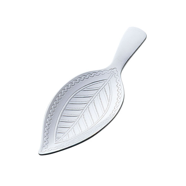 【訳あり・変色/黒ずみあり】 CP 012914 ティーキャディースプーン ティーリーフ （シルバー）