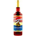 グレナデン / Grenadine [750ml]フランス語でザクロを意味するグレナデン。かすかに苦みを帯びた甘さを、ブラックカラントとザクロを合わせる事で表現しました。美しいガーネットカラーはカクテルには欠かせないアイテムです。商品詳細商品名トラーニ　グレナデン商品番号T246サイズ75×75×295(縦×横×高さmm)内容量750ml成分表 (30ml当たり)糖質：22g、エネルギー：90kcal、脂質：0g 、ナトリウム：0mg、炭水化物：22g 、たんぱく質：0g保存方法直射日光、高温多湿をお避けください。原産国アメリカテキーラサンライズ（カクテル）【材料】トラーニグレナデンシロップ：16ml、テキーラ：30ml、100%オレンジジュース：120ml、氷：適量 【作り方】1.グラスにトラーニグレナデンシロップを入れる。2.氷を入れる。3.テキーラと100%オレンジジュースを注いで完成。