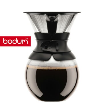 ボダム プアオーバードリップ式コーヒーメーカー1L 8杯用（ブラック） 11571-01BK