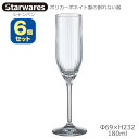 Starwares スターウエアズ ポリカグラス シャンパン用 6個セット 180ml SW-219147 ポリカーボネイト製の割れない器