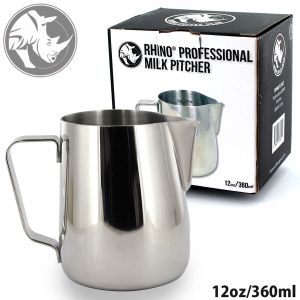 Rhino Coffee Gear ライノ 360ml (12oz) 目盛付きピッチャー BB-0012の写真