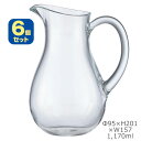 Starwares スターウエアズ ポリカグラス ピッチャー 1170ml 6個セット SW-619006 ポリカーボネイト製の割れない器