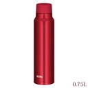 THERMOS サーモス 保冷炭酸飲料ボトル FJK-750R レッド 750ml