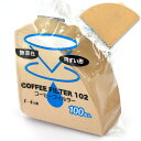 トーヨ TS コーヒーフィルター102N 円すい 100枚 1-4人用 無漂白