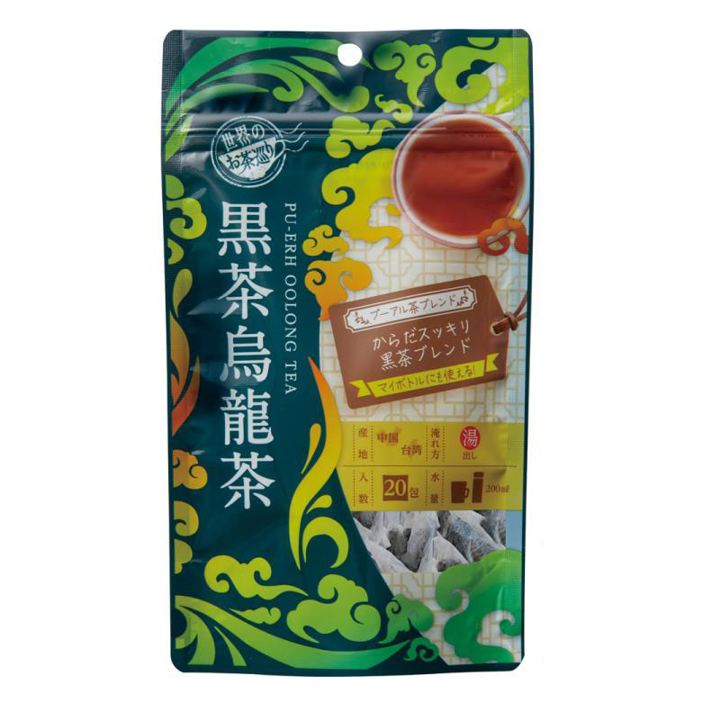 世界のお茶巡り 黒茶烏龍茶 1.5g×20P 