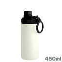 リビング ウェルフ スリムボトル 450ml ホワイト ステンレス(3)