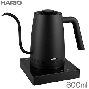HARIO ハリオ エレクトリックケトル・ライラ 800ml ブラック ECK-80-B 送料無料